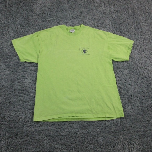 Hanes Other - Seafood Graphic Slogan Shirt Mens XL Green Big Mussels Legs Tails Hanes Beefy-T